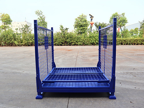 Move Collapsible Pallet Cage With Powder Coating And Galvanized Mesh ...