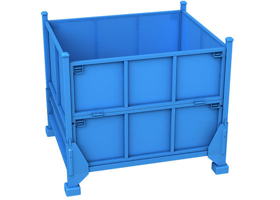 Large Steel Warehouse Stillages Container Pallet Cage For Lifting