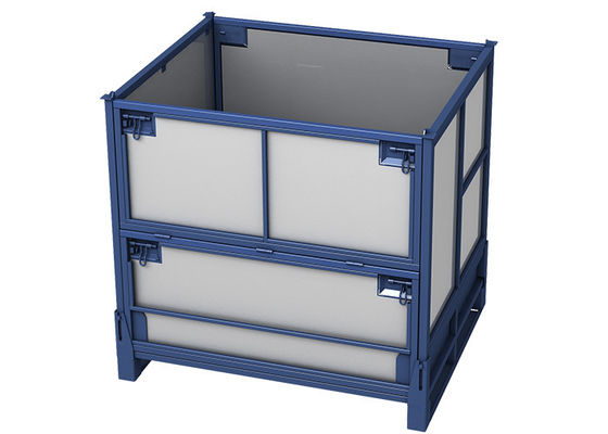 1.5T Load Collapsible Wire Pallet Cages Pallet Container Customized
