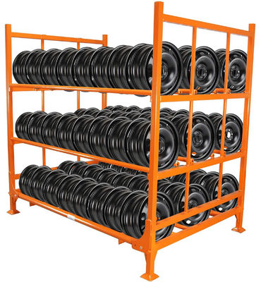 Collapsible Pallet Cage With Powder Coating And Galvanized Finish