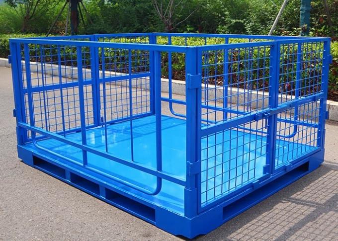 Customizable Storage Cage Custom Steel Stillage Pallet Cage Industries 2000kg