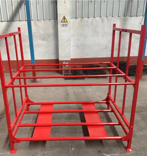 Customizable Portable Stacking Rack With 4 Caster Wheels 50mm Posts And ...
