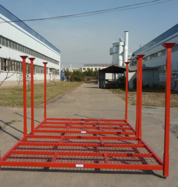 Customizable Portable Stacking Rack With 4 Caster Wheels 50mm Posts And ...